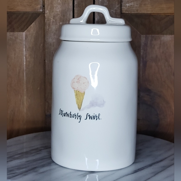 Rae Dunn Other - Rae Dunn Strawberry Swirl Canister